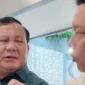 Tangkapan Layar, Menteri Pertahanan (Menhan) Prabowo Subianto Bersama Bayu Skak. (Instagram.com/@moektito) 
