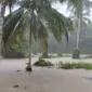 Banjir yang terjadi di Kabupaten Nias Selatan, Sumatera Utara. (Dok, BNPB)