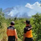 Pusat Pengendalian Operasi Kabupaten Karangasem melaporkan karhutla terjadi di kawasan lereng Gunung Agung. (Dok. BNPB)
