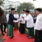 Menteri Pertahanan Prabowo Subianto hadir dalam acara Apel Hari Santri 2023. (Dok. Tim Media Prabowo Subianto)