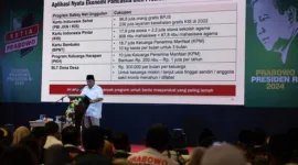 'Deklarasi Setia Prabowo: Dukungan Prabowo Presiden 2024' di Hotel Kartika Chandra, Jl Gatot Subroto, Jakarta Selatan. (Dok. Tim Media Prabowo)
