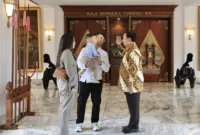 Menteri Pertahanan Prabowo menerima kedatangan sejumlah artis dan influencer di Kementerian Pertahanan, Jakarta. (Dok. Tim Media Prabowo Subianto)