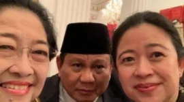 Calon Presiden Prabowo Subianto bersama Ketua Umum PDIP Megawati dan Ketua DPR RI Puan Maharani. (Instagram.com/@puanmaharaniri)
