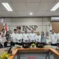 Kementerian PUPR & LPJK ke BNSP koordinasi sistem informasi sertifikasi tenaga kerja konstruksi dan SOP penerbitan sertifikat kompetensi tenaga kerja konstruksi, Jakarta (26/3/24). (Doc.BNSP)