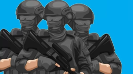 Ilustrasi Detasemen Khusus (Densus) 88 Antiteror Polri. (Dok. Helloseleb.com/M Rifai Azhari)