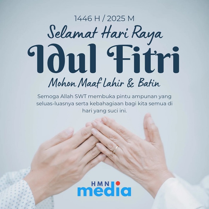 HMN Media (Hello Media Network) dan segenap jajaran portal berita ini mengucapkan Selamat Hari Raya Idul Fitri 2025. HMN Media dan Sapulangit Media Center (SMC) melayani publikasi press release lebih dari 150 media online dengan berbagai segmentasi (a/l media: nasional (politik dan hukum), ekonomi & bisnis, celeb & beauty, pers daerah, dan sebagainya. WhatsApp: 085315557788. (Dok. Sapulangit.com)